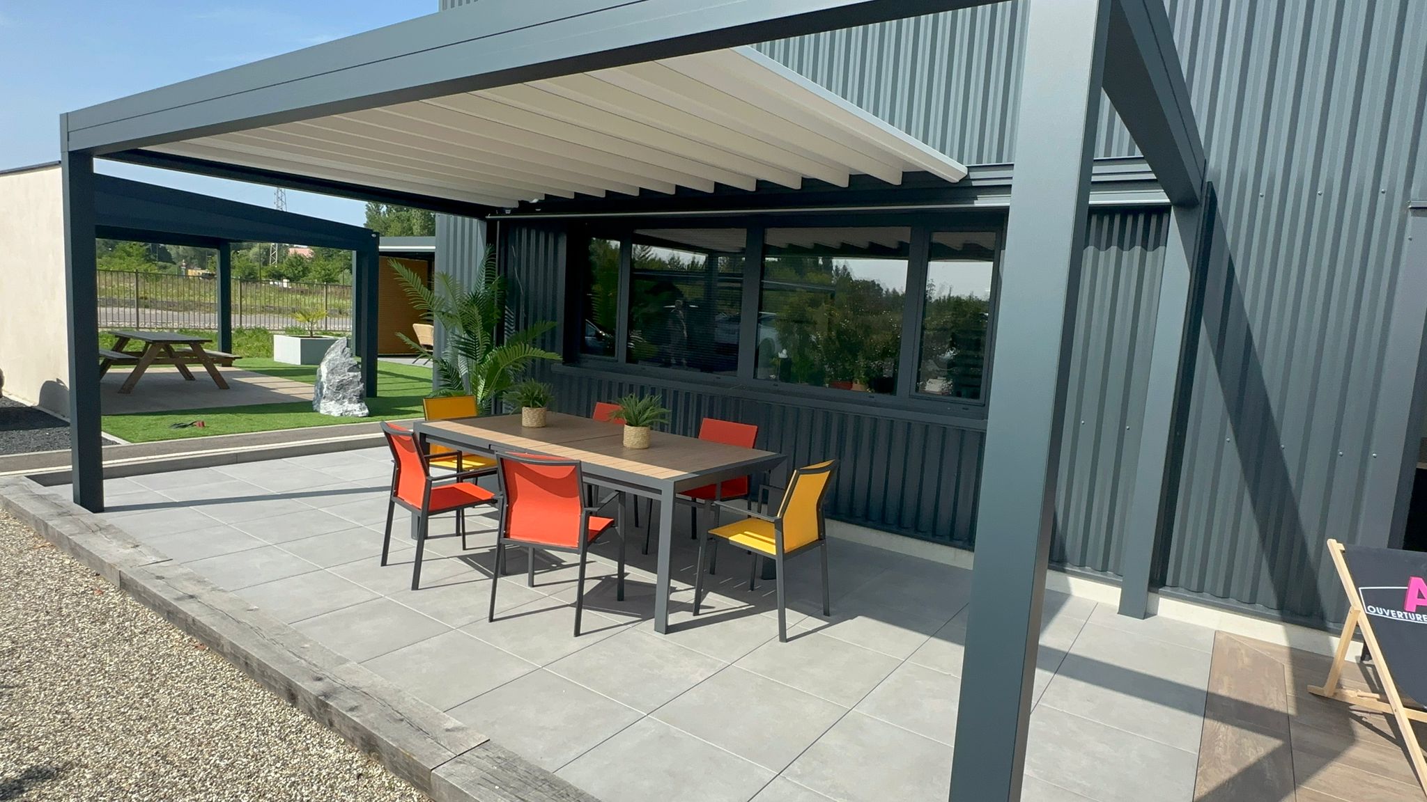 pergola à toiture rétractable pergola à toiture rétractable